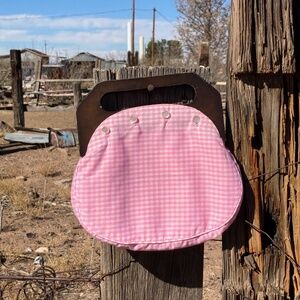 Vintage Designer *REVERSIBLE* Pink Gingham Bermuda Bag